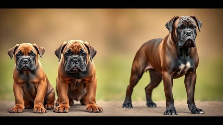 Development Stages of a Cane Corso